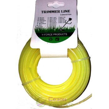 Волосінь для тримера 3 мм коло армована 15м (SD2-13)